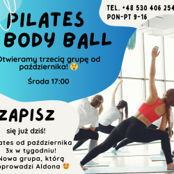 Trzecia grupa Pilates + Piłki od października